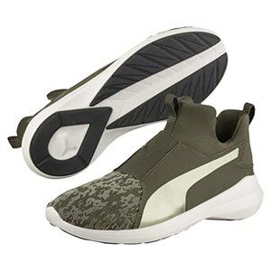 PUMA Women's Rebel Mid WNS VR Sneaker Olive